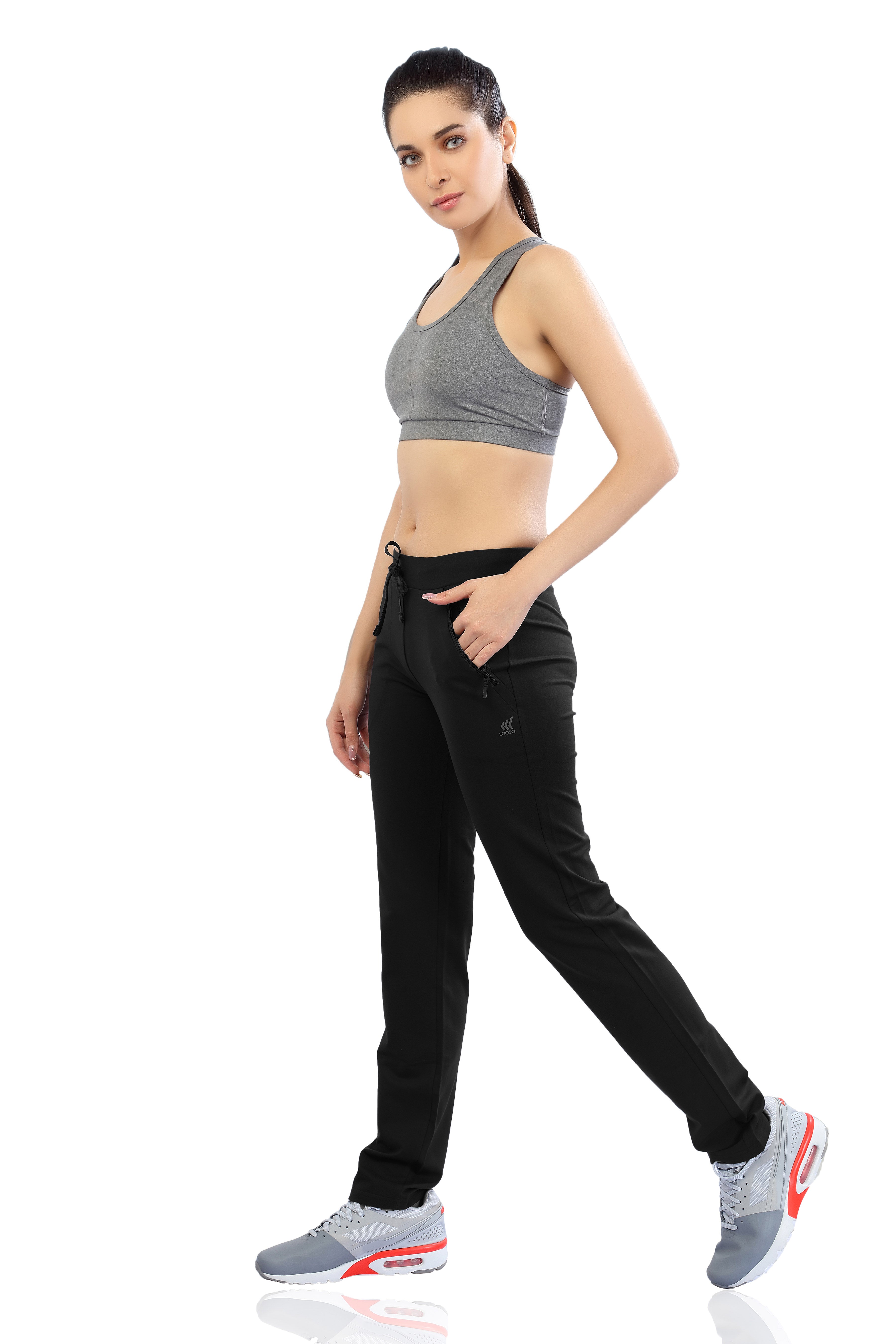 P&R Girl's Slim Fit Track Pants and Active Sports Fitness